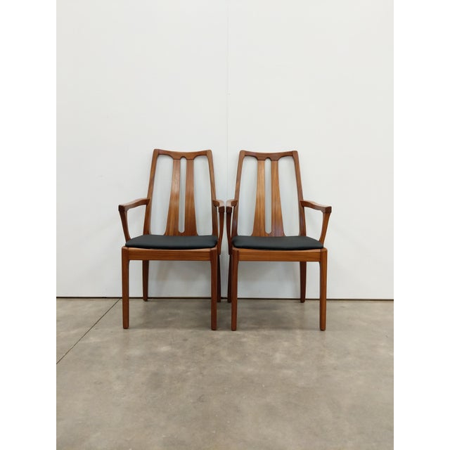 1960s Pair of Vintage Teak Nathan Mid Century Modern Armchairs For Sale - Image 5 of 8