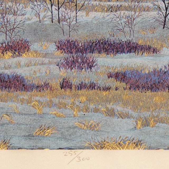 1970s 'A Winter Afternoon' by Gordon Mortensen, 1979, Wood Engraving, Smithsonian, Carnegie, Brooklyn Museum, Art Institute of Chicago For Sale - Image 5 of 11