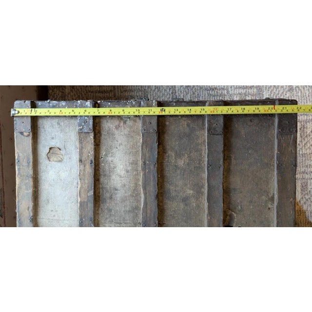 Antique Louis Vuitton Canvas Steamer Trunk (Large) For Sale - Image 17 of 17