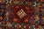Green Yalameh Rug 4'10'' X 6'8'' Green Wool Vintage Tribal Hand-Knotted Carpet For Sale - Image 8 of 13