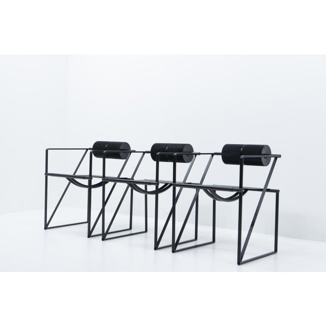 Seconda Chairs by Mario Botta for Alias, 1980s The Seconda Chair (1982) is an iconic piece of design, with use of...
