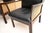 Vintage Danish Leather and Cane Chairs by Illum Wikkelso for CFC Silkeborg, 1960, Set of 2 For Sale - Image 10 of 11