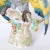 Cornflower Blue German Porcelain Parrot For Sale - Image 8 of 9