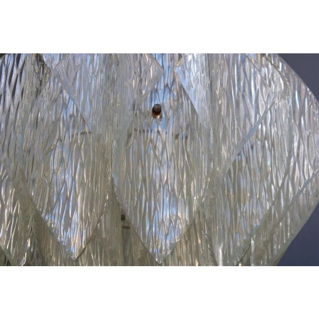 Italian Acrylic Glass Ceiling Light, 1970s For Sale - Image 4 of 12