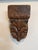 Rustic European Antique French Hand Carved Wood Corbel Wall Bracket For Sale - Image 3 of 5