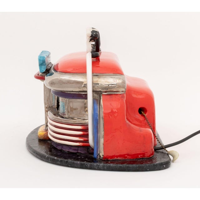Red Jerry Berta X Russ Berrie Eat Out Diner Sculpture For Sale - Image 8 of 15
