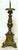 Antique Brass Altar Candlestick from Unbekannt, 1890s For Sale - Image 3 of 7