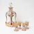 Antique Late 19th Century Enamelled Glass Decanter and Glasses by J & L Lobmeyr, Vienna- 5 Pieces For Sale - Image 10 of 12