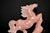 Gemstone Mid 20th Century Natural Rose Quartz Horse Statue Hand Carved Gemstone Sculpture For Sale - Image 7 of 16
