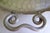 1940s Vintage Hand Crafted X-Large Forged Aluminum Trays With Snake Like Handles 1940s For Sale - Image 5 of 15