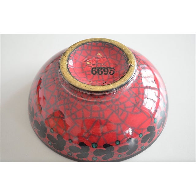 Bauhaus Art Nouveau No. 6695 Bowl by Christian Neureuther for Wächtersbach, 1910s For Sale - Image 3 of 5