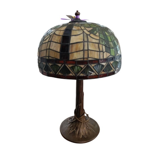 Metal Table Lamp, 1890s For Sale - Image 5 of 5