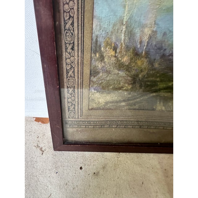 1970s Framed Print of Tree and Cabin For Sale In Atlanta - Image 6 of 9