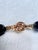 Luxury Jet‑Black Ab Czech Glass Necklace W 14k Ball Clasp • Mid‑Century European For Sale - Image 11 of 13