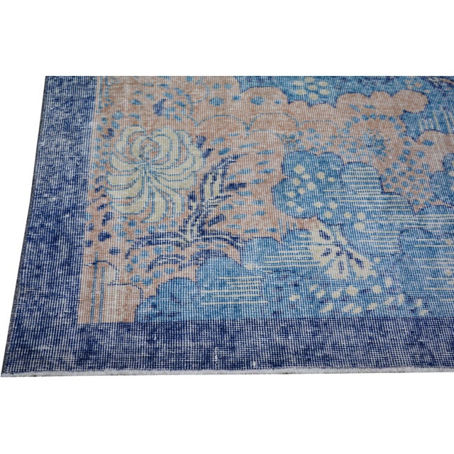 Turkish Vintage Turkish Anatolian Hand Knotted Wool Rug, 3'4''x6'9'' For Sale - Image 3 of 4