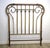 Late 19th Century Antique Art Nouveau Brass Full Bed With Scrollwork & Engraved Details, C. 1900 For Sale - Image 5 of 10