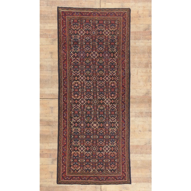 Antique Persian Mahal Rug, 04'07 X 11'00 For Sale - Image 10 of 10
