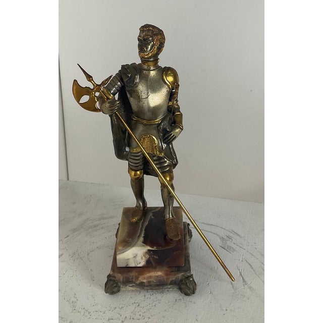 English Knight Figurine attributed to Giuseppe Vasari, 1970 For Sale - Image 11 of 15