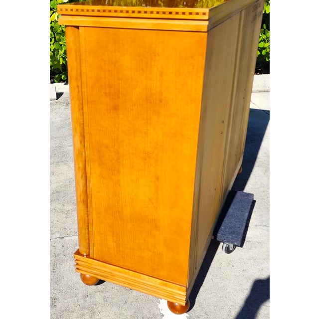 1980s Hickory White Biedermeier Dresser From Genesis Collection For Sale - Image 11 of 18