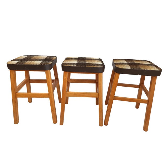 Introducing these charming retro gems from the 1960s, behold the Vintage English Maid Stools. These elegantly simplistic...