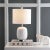 Contemporary Textured Vase Table Lamp - White For Sale - Image 4 of 5