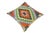 Rustic Geometric Turkish Maurine Hand Woven Kilim Throw Pillow For Sale - Image 3 of 5