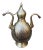 Dual Dragon Handle Brass Ewer For Sale