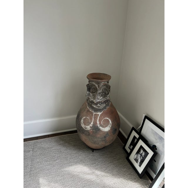 African Sago Storage Jar by Iatmul Artist From Papua New Guinea For Sale - Image 3 of 8