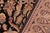 Textile Shabby Chic 1990's Pak-Persian Black/Gold Wool Rug - 5'11'' X 8'11'' For Sale - Image 7 of 9