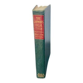 The Layman's Legal Guide 1930s Vintage Book For Sale