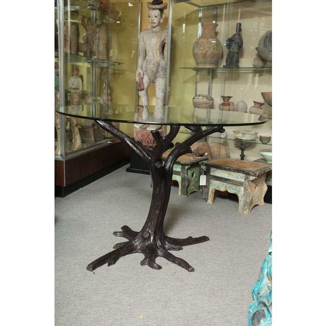 Contemporary Bronze TreeTrunk Dining Table Base or Sculpture Chairish