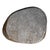 Solid heavy stone boulder vintage outdoor side table or stool. This rustic organic modern piece will look beautiful and...
