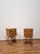 Vintage Bedside Tables in Bamboo and Oak, 1980s, Set of 2 For Sale - Image 3 of 16