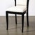 1930s Set of 6 Art Deco Skyscraper Black Lacquer & Off White Upholstery Dining Chairs For Sale - Image 5 of 16