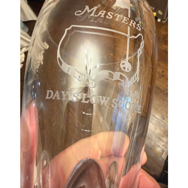 Up for sale is an original Tiffany & Co. crystal Augusta National, Master's Day low score golf trophy. This trophy...