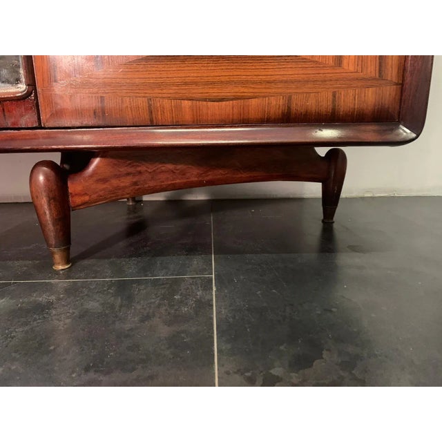 Inlaid Rosewood Wardrobe from Dassi, 1950s For Sale - Image 11 of 13