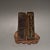 Copper Vintage Nepalese Copper Ritual Dagger (Phurba) With Inlaid Stones in Fitted Wooden Box For Sale - Image 8 of 9