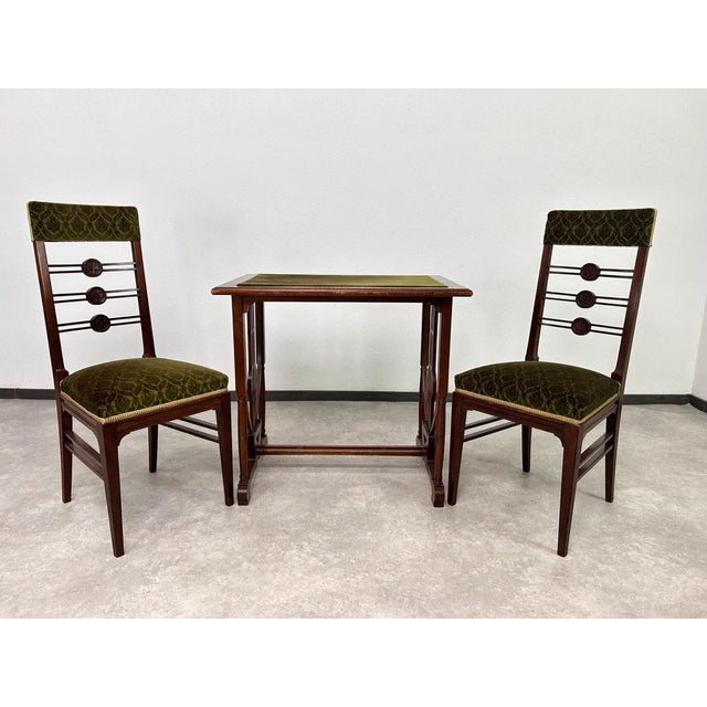 Very Vienna Secession Seating Group, 1890s, Set of 8 For Sale - Image 9 of 18