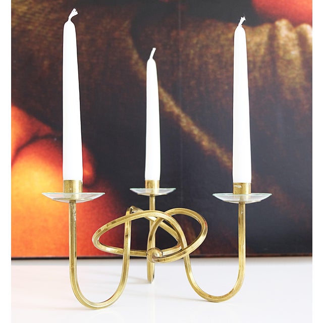 1930s Vintage Candleholder by Josef Frank for Swedish Tenn, 1930s For Sale - Image 5 of 6
