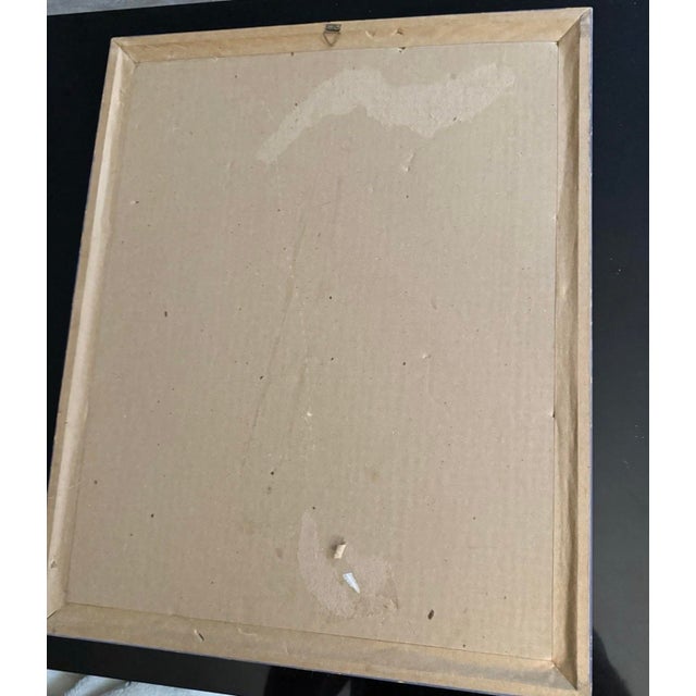 Vintage 1992 Huidie Signed Very limited Lithograph Numbered 3/4 16.5x20.5 Excellent condition Signed and Numbered Framed...