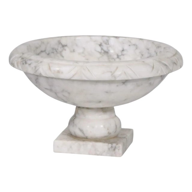 Mid 20th Century Diminutive Marble Footed Bowl, Made in Italy For Sale