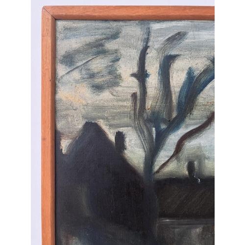 French Artist, Expressionist Landscape, Oil on Canvas, Framed For Sale - Image 5 of 7