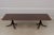 Hickory Mahogany Banded Inlaid Double Pedestal Dining Table For Sale - Image 10 of 15