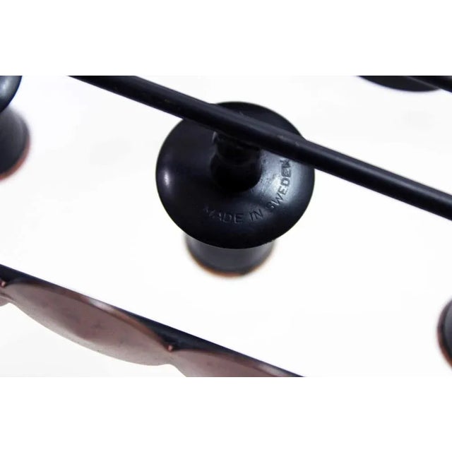 Metal Drakkar Candleholder by Gunnar Ander for Ystad Metal, Sweden For Sale - Image 7 of 11