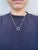 Early 21st Century 1 CTW Diamond Round Pendant Necklace, 18k White Gold, Length 18 Inches For Sale - Image 5 of 5