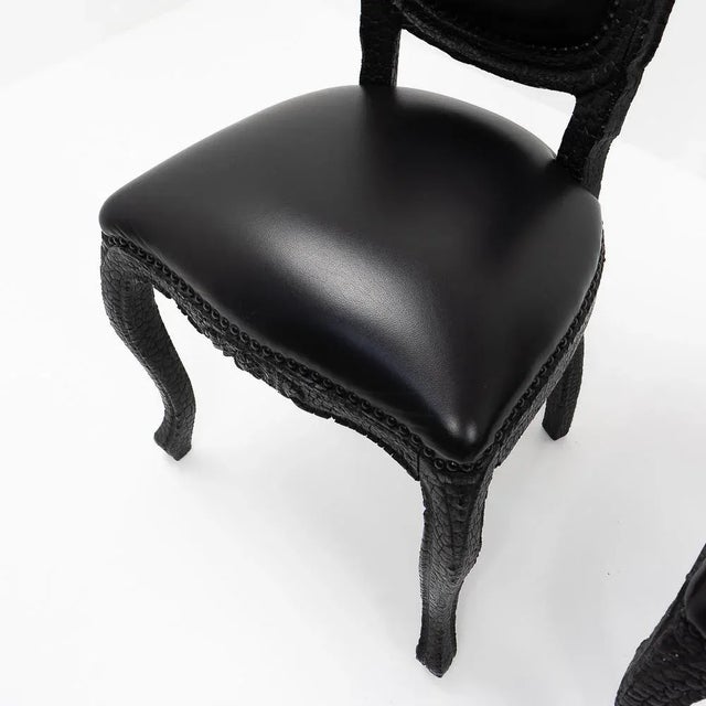 Smoke Chairs by Maarten Baas for Moooi, 2000s, Set of 2 For Sale - Image 9 of 11