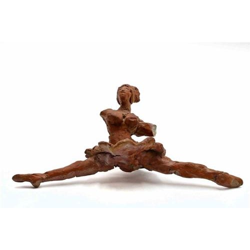 1960s Sirio Pellegrini, Ballerina Sculpture, 1960s, Terracotta For Sale - Image 5 of 5
