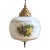 Mid-20th Century Milk Glass Floral Pendant Light For Sale