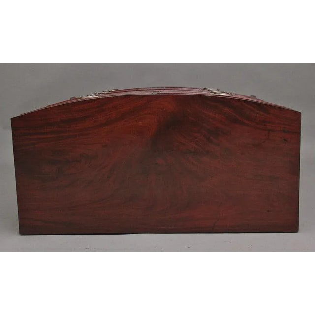 Antique Mahogany Bowfront Chest, 1800 For Sale - Image 9 of 10