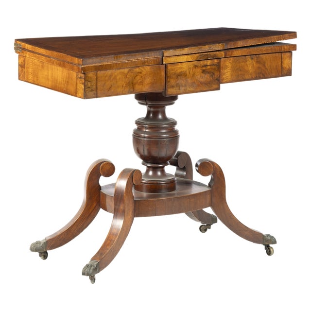 Noble Wood Game Table, 1800s For Sale